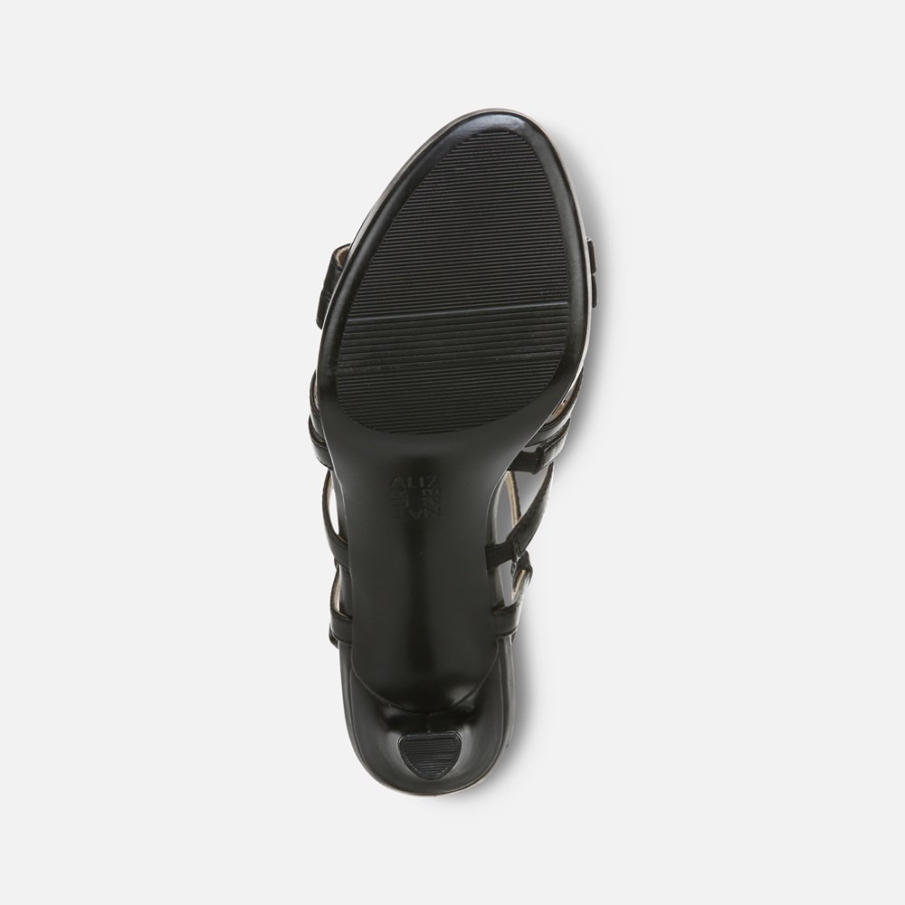 Naturalizer Baylor Dress Sandals Black Size 10 - Picture 5 of 6